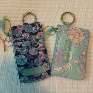 Simply Southern Bundle. Sea turtle coin pouch and seashell cardholder